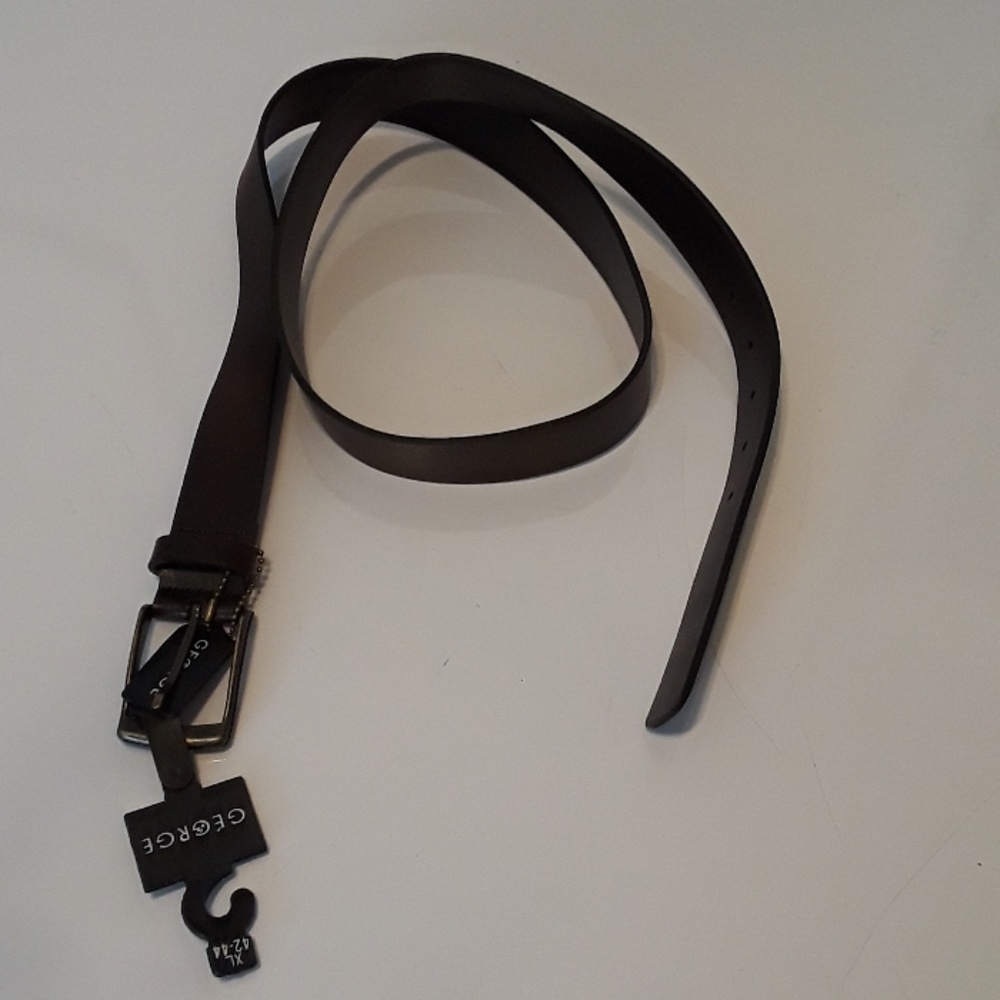 George men leather belt